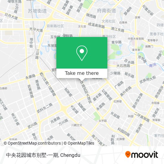 中央花园城市别墅-一期 map