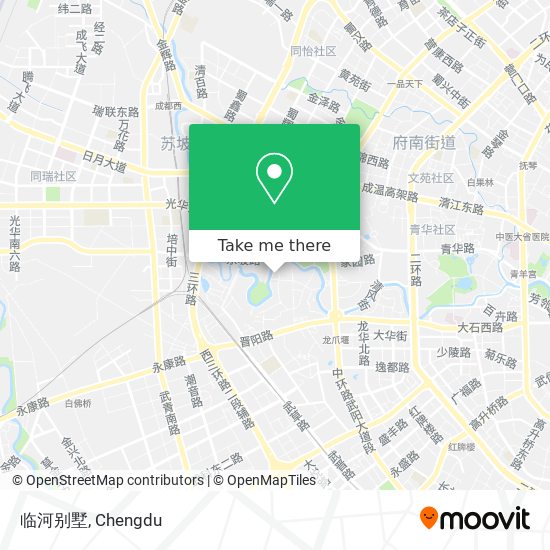 临河别墅 map