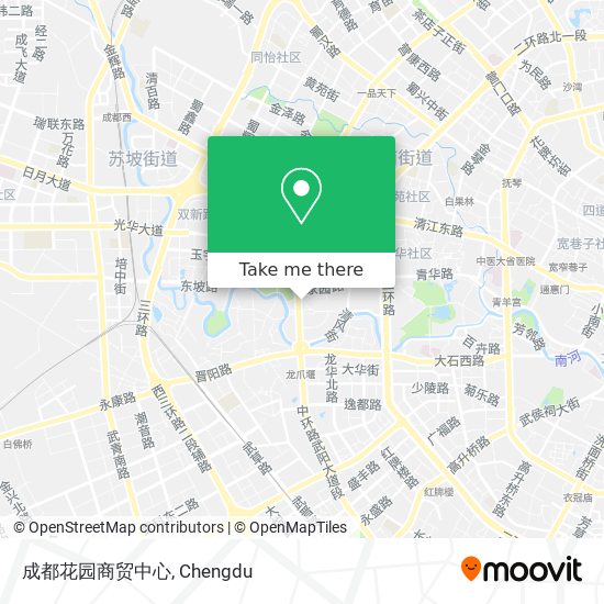 成都花园商贸中心 map