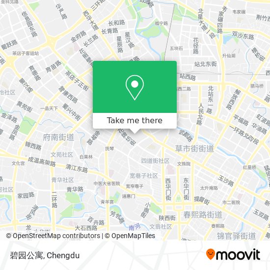 碧园公寓 map