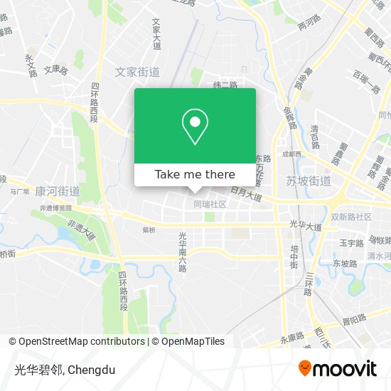光华碧邻 map