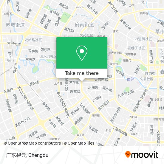 广东碧云 map