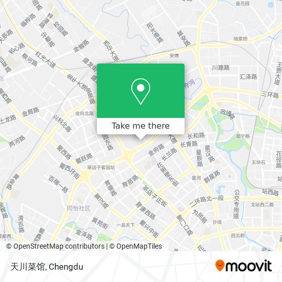 天川菜馆 map