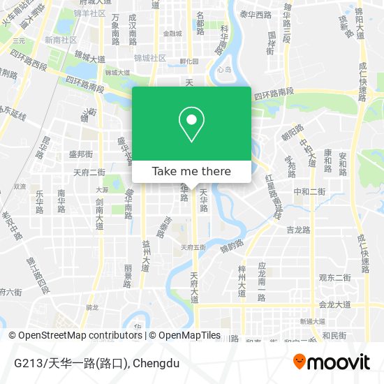 G213/天华一路(路口) map