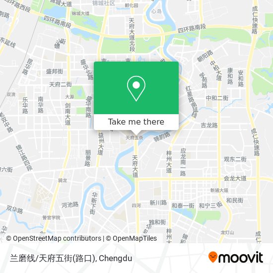 兰磨线/天府五街(路口) map