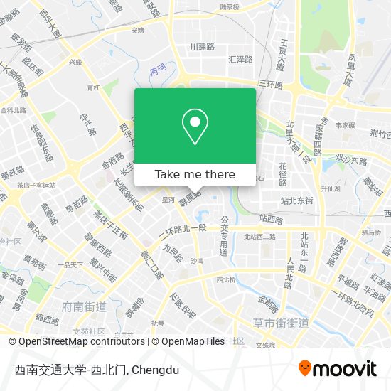 西南交通大学-西北门 map