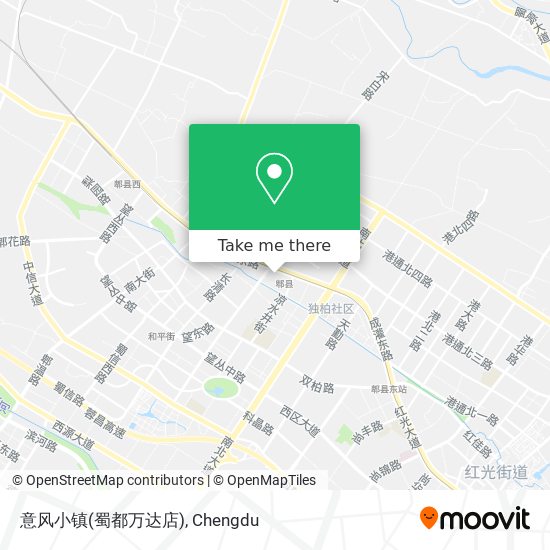 意风小镇(蜀都万达店) map