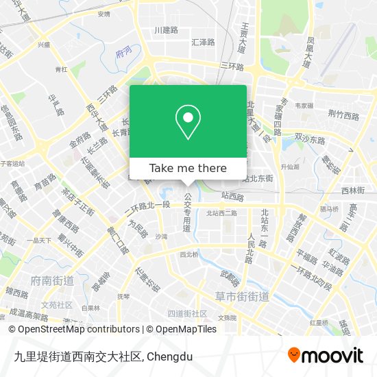 九里堤街道西南交大社区 map