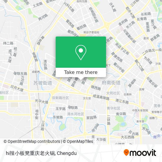 hi辣小板凳重庆老火锅 map