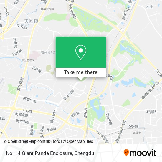 No. 14 Giant Panda Enclosure map