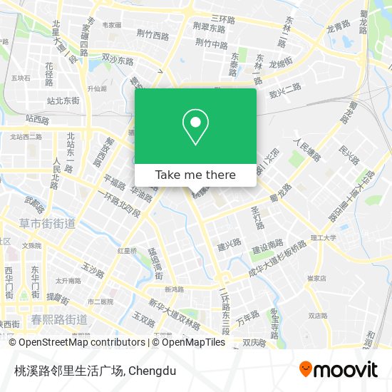 桃溪路邻里生活广场 map