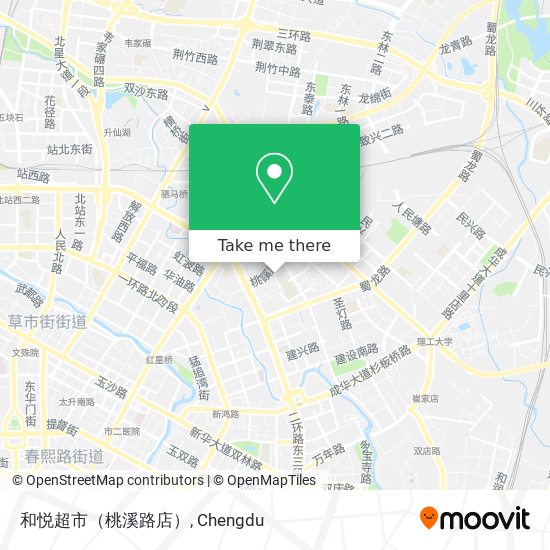 和悦超市（桃溪路店） map