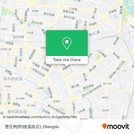 曹氏鸭脖(桃溪路店) map