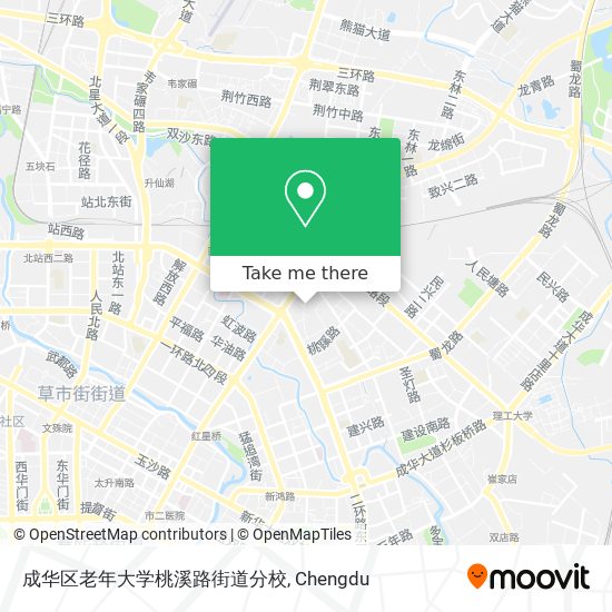 成华区老年大学桃溪路街道分校 map
