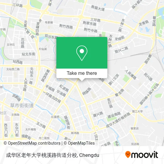 成华区老年大学桃溪路街道分校 map