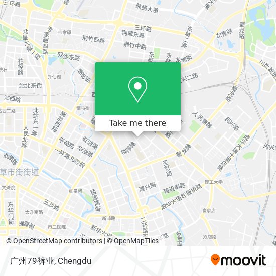 广州79裤业 map