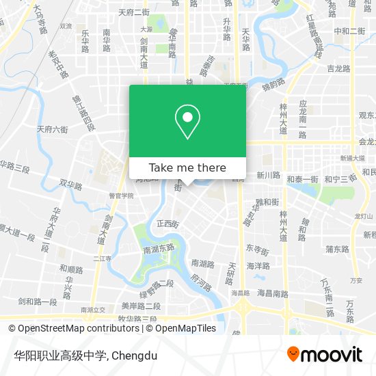 华阳职业高级中学 map