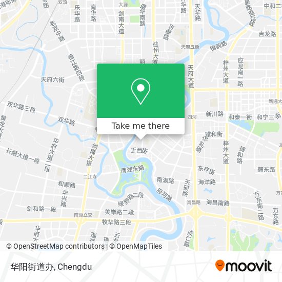 华阳街道办 map