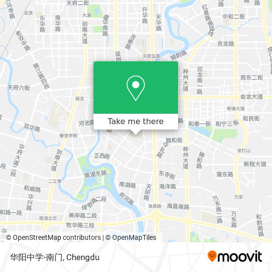 华阳中学-南门 map