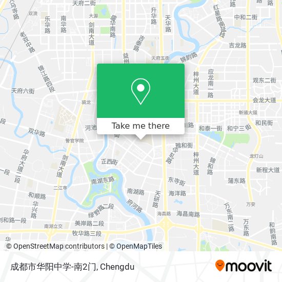 成都市华阳中学-南2门 map