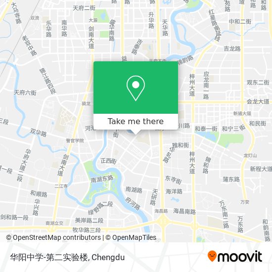 华阳中学-第二实验楼 map