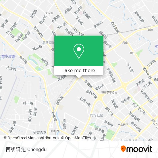 西线阳光 map