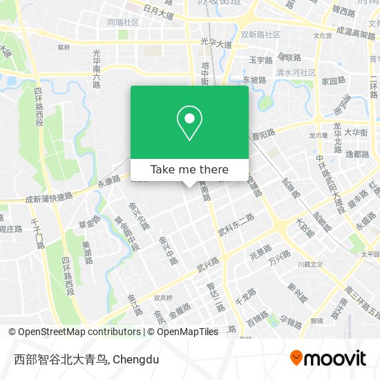 西部智谷北大青鸟 map