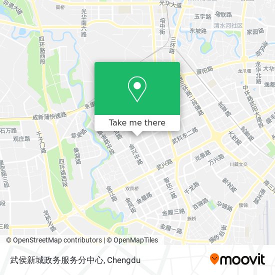 武侯新城政务服务分中心 map