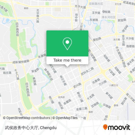 武侯政务中心大厅 map