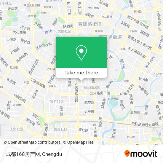 成都168房产网 map