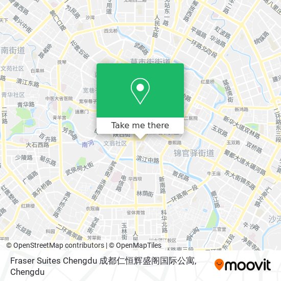 Fraser Suites Chengdu 成都仁恒辉盛阁国际公寓 map