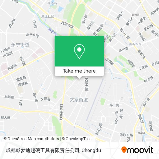 成都戴梦迪超硬工具有限责任公司 map
