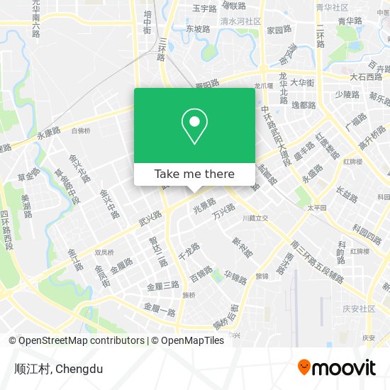顺江村 map