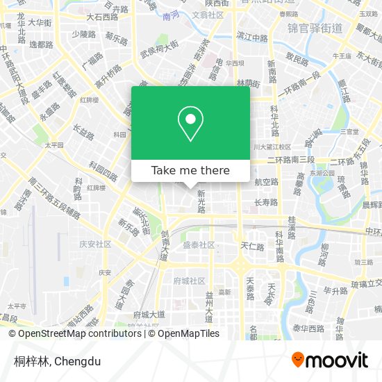桐梓林 map