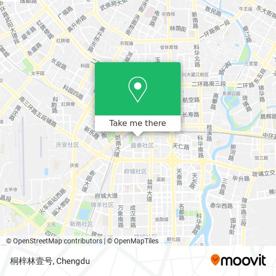桐梓林壹号 map