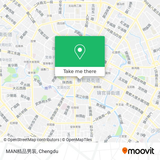 MAN精品男装 map