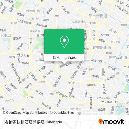 鑫怡家快捷酒店武侯店 map