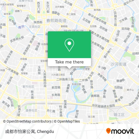 成都市怡家公寓 map