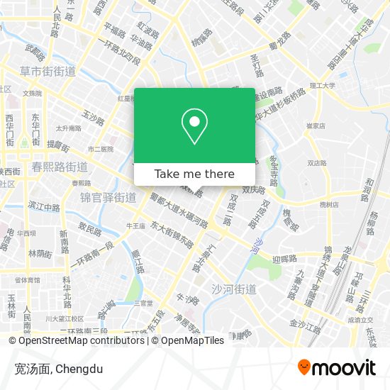 宽汤面 map