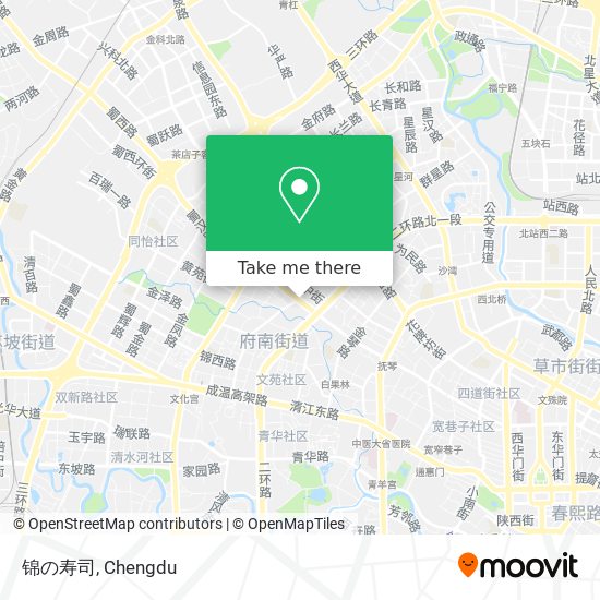 锦の寿司 map