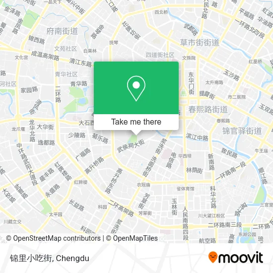 锦里小吃街 map