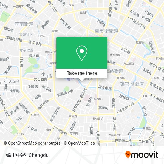 锦里中路 map