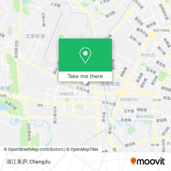 清江美庐 map