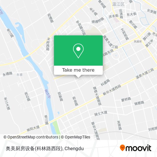 奥美厨房设备(科林路西段) map
