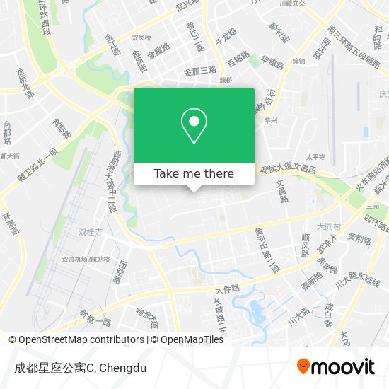 成都星座公寓C map