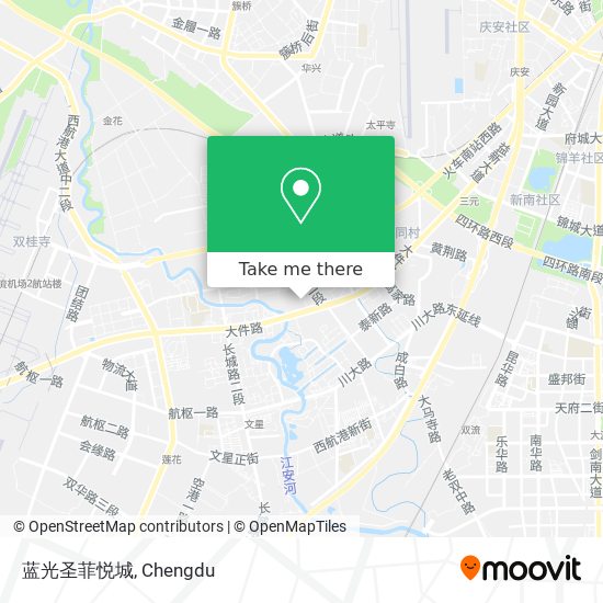 蓝光圣菲悦城 map