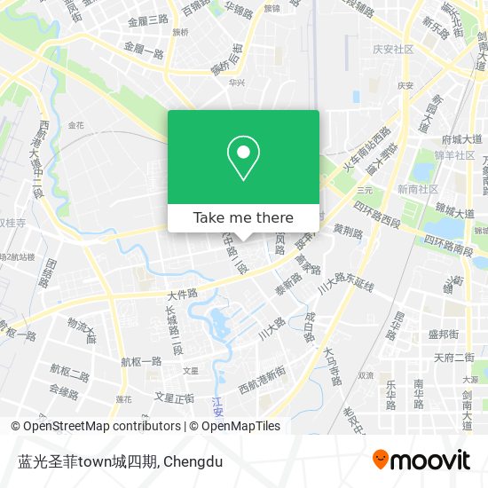 蓝光圣菲town城四期 map