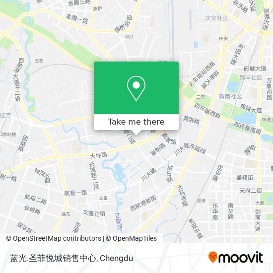 蓝光.圣菲悦城销售中心 map