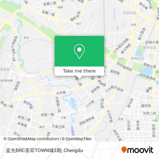 蓝光BRC圣菲TOWN城3期 map