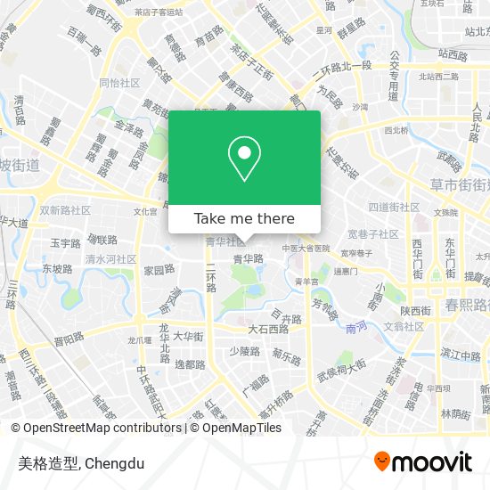 美格造型 map